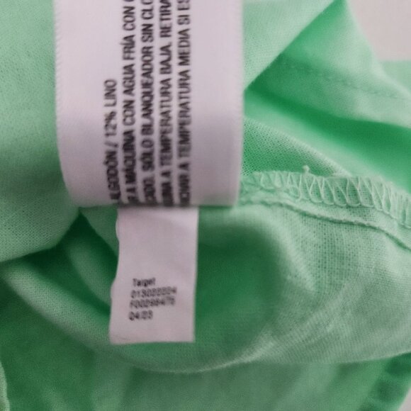 Universal Thread Shirt Womens Cropped Fit Mint Green Button-Up Shirt XS - Picture 11 of 14